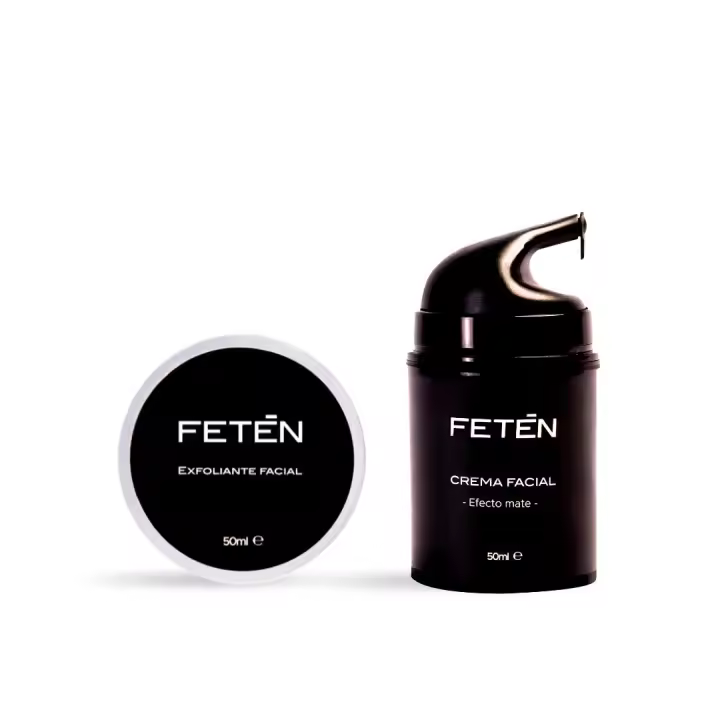 FETĒN Set Imperfecciones con Exfoliante Facial y Crema Facial Efecto Mate - 1