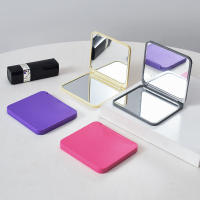 Espejo De Maquillaje Portátil Para Niñas Doble Cara Compacto De Tamaño Pequeño Con Diversas Colores Regalo Ideal Para Mujeres - details 0
