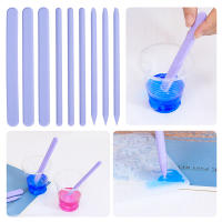 Cepillo De Mezcla Multifuncional De Silicona Suave Cuchara De Polvo Herramientas Para Epoxy Resina DIY Moldes De Silicona Fácil De Limpiar Adhesivo Para Manualidades - details 5