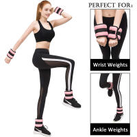Pareja De Pesas Para Tobillo Y Muñeca Ajustables Para Hombres Y Mujeres 0.25kg/0.5kg Cada Paquete Pesas Para Fitness Con Correa De Neopreno - details 4
