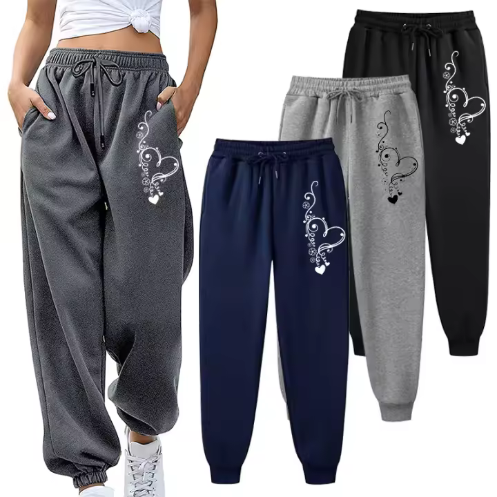 Ropa Deportiva Casual Para Mujer Pantalones Skinny De Algodón Elástico Fitness Y Gimnasio Pantalones De Correr De Cintura Media - 1