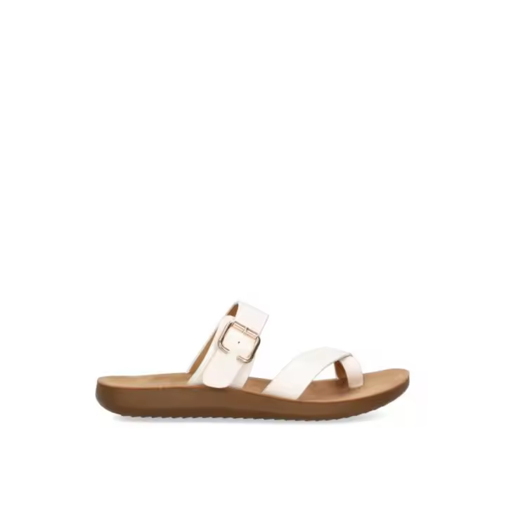 ETIKA Sandalia 10115 Blanco - Mujer Plana - Sintetico - Suela Plana - 1