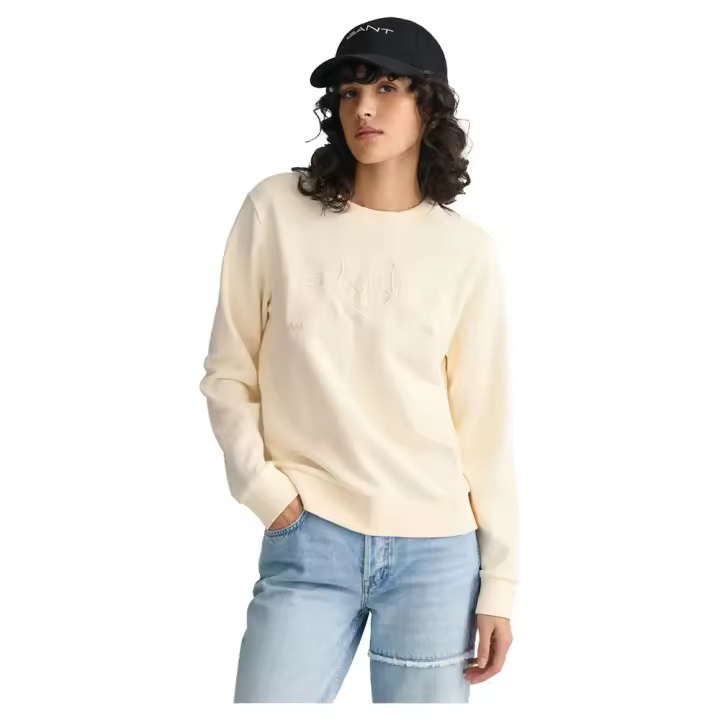 Gant Sudadera Tonal Archive Shield Blanco - 1