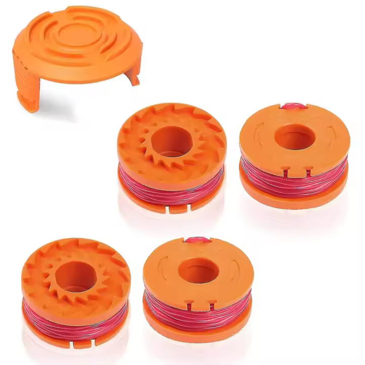 Worx Wa0004.1 Worx 20V Lawnmwer Carrete de alambre de Repuesto de Largo Vida 1,65mm/3M ComPale with Wg150, Wg151.5,wg160,wg163e.2, wg163e.1., wg174,wg180 (4 Spo) - 1