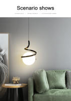 Lámpara Colgante Nórdica LED Para Iluminación Interior De Sala De Estar Dormitorio Cocina Comedor Decoración Del Hogar Luz Colgante - details 5