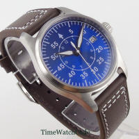 Reloj De Hombre Automático Tandorio NH35A 39mm 200m Impermeable Con Fecha Cristal De Zafiro Correa De Cuero Y Goma Luminoso - details 1