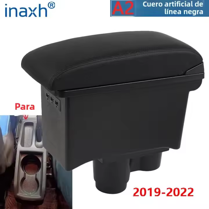 Consola Central Renault Duster 2019-2022 Funda De Cuero Armrest Para Coche Accesorios De Decoración De Almacenamiento De Consola - 1