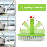 Cepillo Multifuncional De Limpieza Para Baño Y Cocina Con Pincel De Esponja Y Telescopio Triangular Herramienta De Limpieza Ecológica De Nylon - details 5