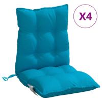 vidaXL Cojines para silla con respaldo bajo 4 uds tela Oxford Color Gris,  Crema,  Beige y mas Cojín Decorativo de Asiento Cojines de muebles de salon - details 8