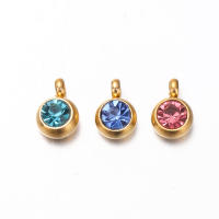 10Pcs Encantos De Pedrería De Acero Inoxidable 6mm Para Joyería Hecha a Medida Pulseras Y Collares Con Cristales De Rhinestone - details 5