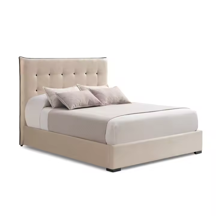 Cama Egos con Cabecero Incluido - Opción Base Fija o Canapé Abatible - 1