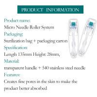 DRS 540 Micro Agujas Roller Derma Microneedle De Titanio Para Rostro Y Cabello Longitud De Agujas 0.2/0.25/0.3mm Mesoroller - details 11