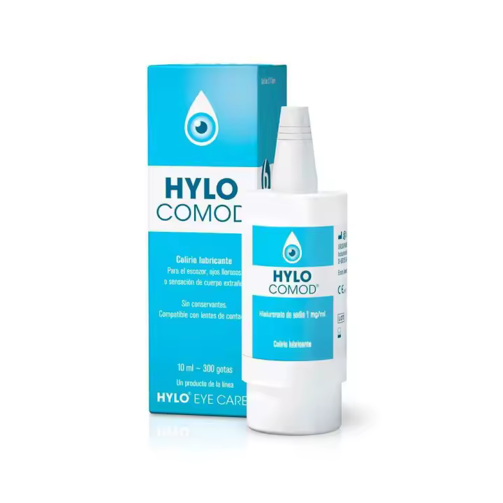 FOHYLOY Hylo-Comod Colirio 10 Ml - Lubricante para Ojos con Hidratación Duradera - 1