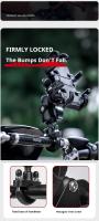 Soporte De Navegación Para Motos Y Bicicletas Eléctricas Absorción De Choque Soporte Para Teléfono Móvil Instalación Sencilla Material De Aluminio - details 1
