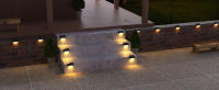 Luces Solares Para Pared 12 Piezas Luz LED Impermeable Para Accederillas Escaleras Valla Jardín Patio Camino Exterior - details 4