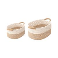 Cesta De Alambre Tejida Para Organizar Cesta De Almacenamiento Multifuncional Para Juguetes Y Libros Para Escritorio Nursery Oficina Baño - details 0