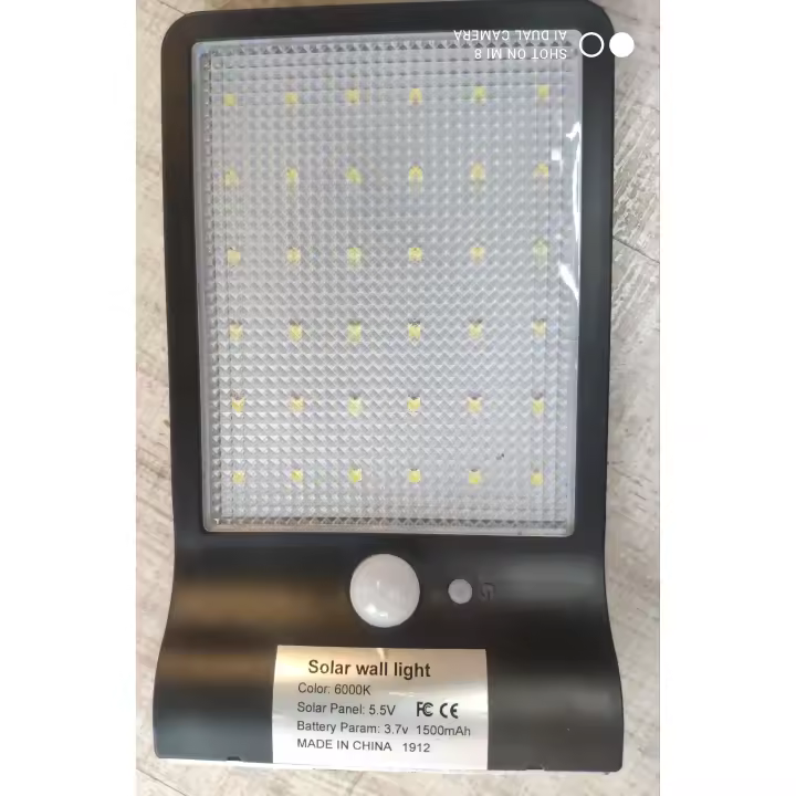 FAROLA SOLAR DE EXTERIOR IP65 LUZ BLANCA - 1
