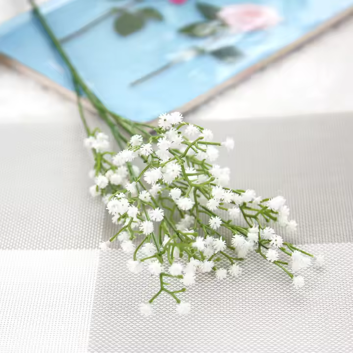 Artificial Gypsophila Mini Cabezas De Hiedra Blanca Para Bodas Y Decoración De Hogar DIY Para Fiestas De Baby Shower Y Aniversarios - 1