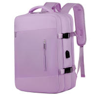 Bolsa de viaje expandible de gran capacidad con varios colores disponibles para computadora portátil de viaje, mochipa para Pareja with Carga USB para helbres y Mujeres. - details 5