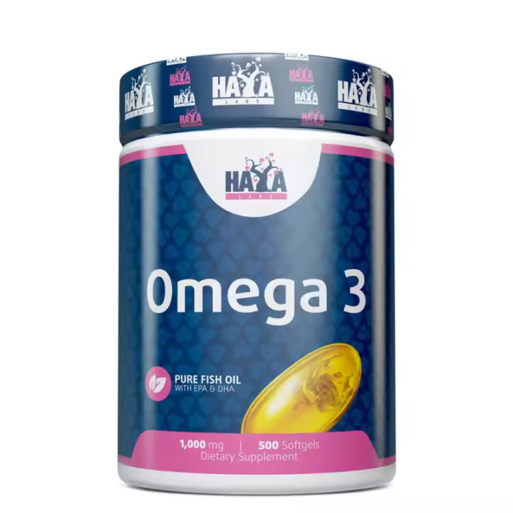 HAYA LABS Omega 3 1000 mg. - 500 Softgels - 1