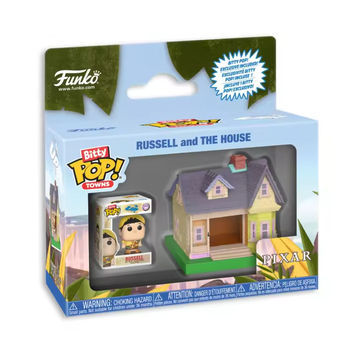 FUNKO BITTY POP! TOWN: UP - RUSSELL CON CASA, 85515, TIENDA CON LICENCIA OFICIAL - 1