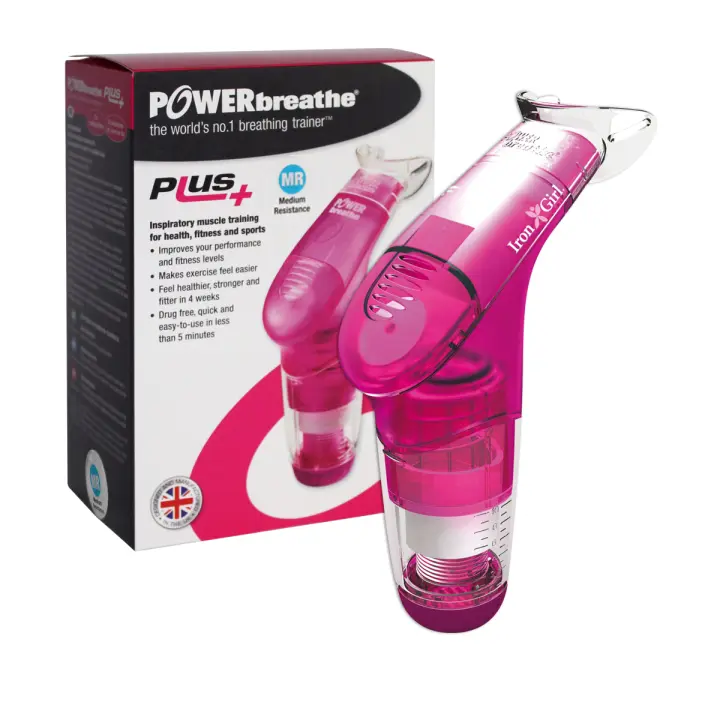 POWERbreathe Plus - Entrenamiento Musculatura Inspiratoria - Black - Color rosa - 1