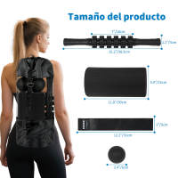 Foam Roller Kit 7-en-1, Kit de Rodillo Masaje Muscular con Rodillos de Espuma 38.5 cm, Roller Stick, Bolas Masaje y Spiky Ball, Kit de Rulo de Estiramiento para Relajación Muscular - details 3