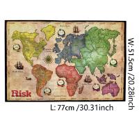 Juego De Tablero Interactivo Risk Clásico 2-5 Jugadores Juego Estratégico De Conquista Familiar Tablero De Ajedrez 1 Año - details 5