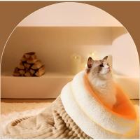 Bolsa De Dormir Para Mascotas Invierno Grueso Cálido Suave Plush Semi Aislado Viento Prueba Silla De Gato Perro Cómoda Cama Para Hogar - details 5