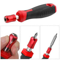 1pc Manija De Destornillador Magnética 1/4'' Hex Adaptador Auto-Desbloqueable Para Bits De Destornillador Herramientas De Llave De Fijación - details 3