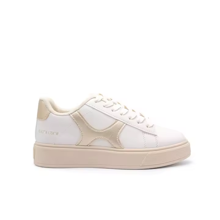 Zapatillas Mujer Urbanas con Plataforma Ligera y Detalles en Contraste - 1
