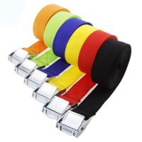 Cinta De Amarre De 2M Con Hebilla De Metal Para Automóvil Motocicleta Bicicleta Cinta De Amarre Para Equipaje De Viaje - details 0