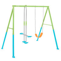 INTEX Columpio infantil, Altura regulable, Cadenas ajustables, Asiento flexible, Columpio jardín, Certificado CE, hasta 10 años, Columpios infantiles, Columpios para niños - details 0