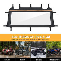 Parabrisas Trasero Para UTV Protector De Viento Transparente Para Polaris RZR XP 1000 2014-2021 RZR XP TURBO 2016-2021 Impermeable - details 0
