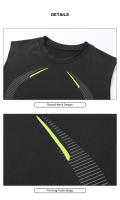 Top De Compresión Para Hombre Camiseta Sin Mangas Para Correr En La Gimnasio Ropa Deportiva Secado Rápido Fitness Vestido De Musculación Para Ejercicio - details 9