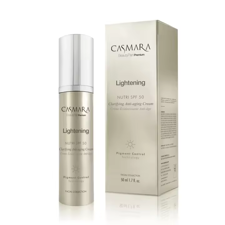 Casmara Crema Antimanchas, Despigmentante y Antiedad. Crema Facial Aclarante iluminadora con SPF 50 - 50ml - 1