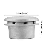 Cabeza De Trimmer De Hierba Universal De Aluminio Con 4 Líneas Cabezal De Cortacésped De Nylon Para Motosierra Plata - details 6