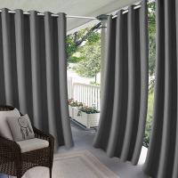 Cortina Exterior - Cortinas Opacas y Cortinas Aislamiento Térmico Anti Viento Calor para Pérgola Patio, Terraza 2,1*2,3m - details 2