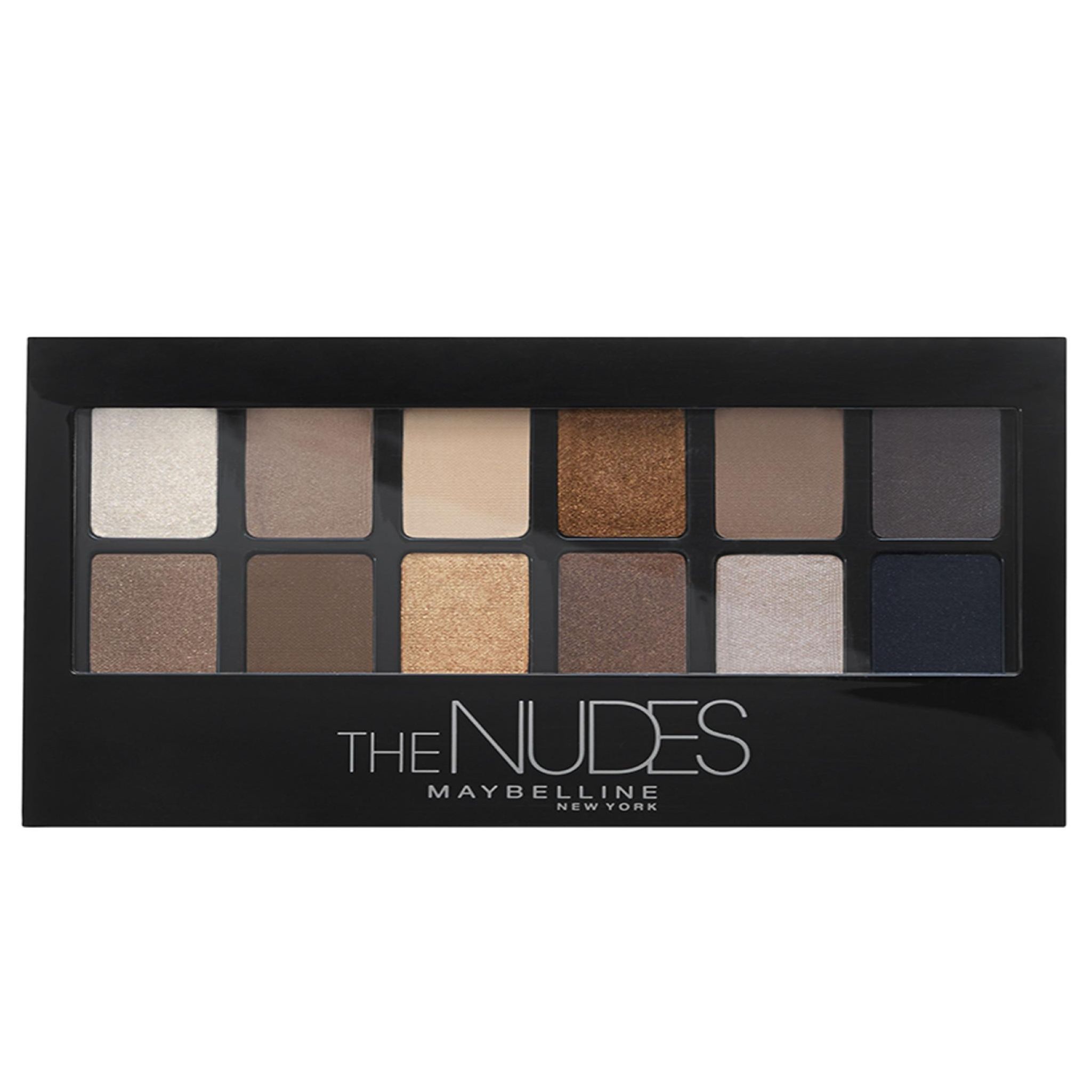 Maybelline New York | The Nudes Paleta de Sombras de Ojos 12 sombras colores nude y marrones- 9,6 g
