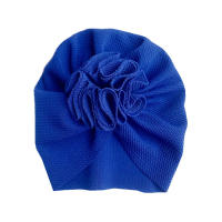 Turbante Para Bebé Niña Bonnet De Cabeza Suave Con Flor Lindo Sombrero Ajustable Para Niños Recién Nacidos Foto Hat Polyester - details 9