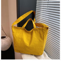Bolso De Hombro Para Mujer De Lona Gran Capacidad Estilo Literario Ligero Y Sencillo Bolso Cruzado Con Manija De Viaje - details 19
