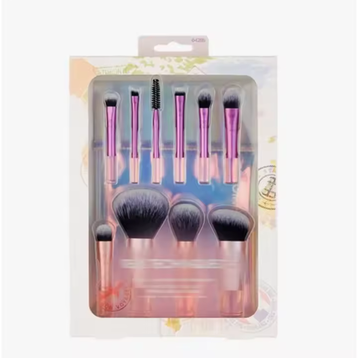 Set De Broches De Maquillaje Ecológicas Herramienta De Pincel Para Blush Material De Cabello De Zorro Y Mano De Caza - 1