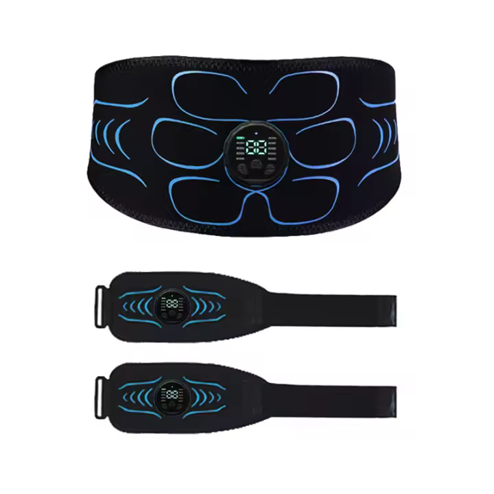 Cinturón De Tonificación Abdominal Inteligente Entrenador Muscular USB Carga Masajeador De Cintura Y Abdomen Para Gimnasio Doméstico Ejercicio Fitness - 1