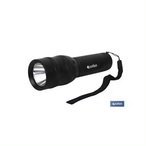 Cofan Linterna Aluminio High Power Led 120lm Ø3,7 X15cm - Potente Iluminación - 1