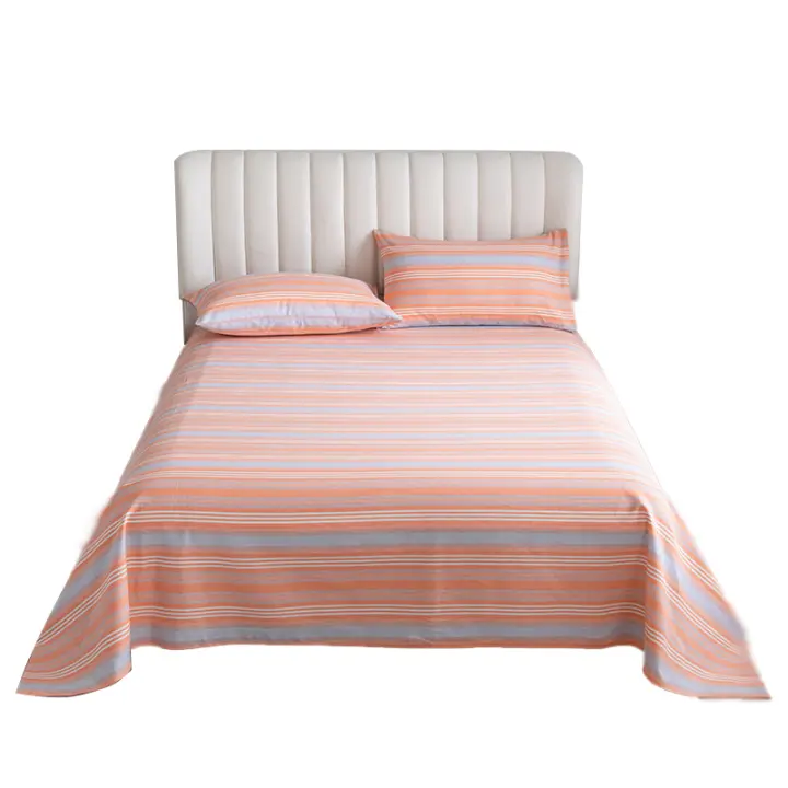 Juego de cama de 3, juego de funda nórdica gris y naranja, colcha y edredón decorativos para la habitación, ropa de cama, sábanas de verano de microfibra - 1