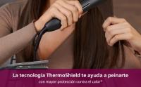 Philips Plancha de pelo serie 5000 con Tecnología ThermoShield, Iones, Placas de 105mm de Largo Flotantes con Aceite de Argan, 50% más rapida, Malva (BHS510/00) - details 1