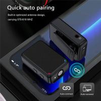Micrófono Lavalier Inalámbrico Dual Canal Con 98 Pies Para Smartphone DSLR Camera DV Vlog YouTube Live Sistema De Micrófono Lapel - details 4