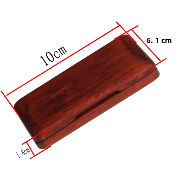 Estuche De Madera Nogal Para Arneses De Saxofón Accesorios De Instrumentos De Viento Adecuado Para Tenor Alto Soprano Clarinete - 1