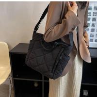 Bolso Grande Para Mamá De Algodón Con Gran Capacidad Para Bebé Diaper Bolsa De Compras Materna Estilo Messenger Cierre De Cremallera - details 18