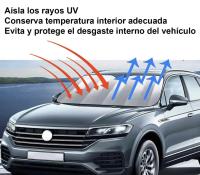 Parasol Metalizado gris Verano alta calidad fabricado en España eficaz contra altas temperaturas parasol delantero para coche uso contra calor hecho en España calidad asegurada - details 2